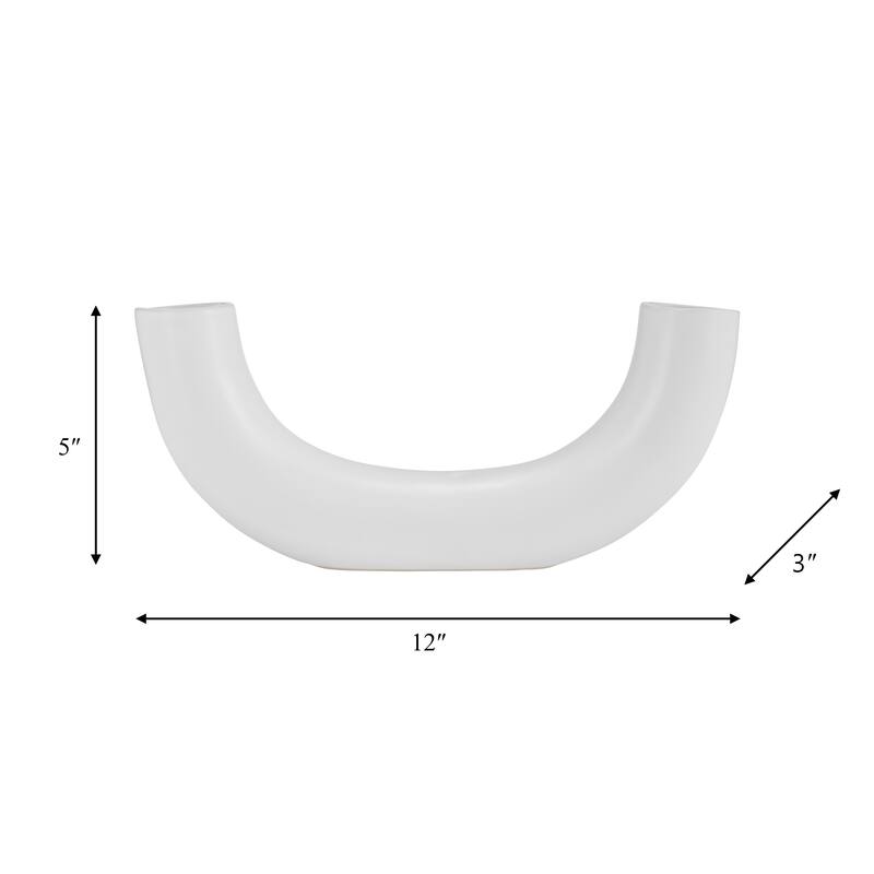 Sagebrook Home Curvaceous Ceramic Vase