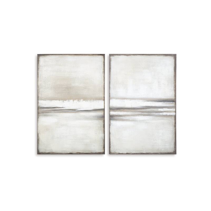 Signature Design by Ashley Brockdunn Tan/Brown Wall Art (Set of 2)