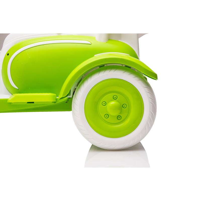 12V Kids Electric Motorcycle, 3 Wheels Ride On Scooter with USB,Bluetooth,Lights,Storage Box, 2 Seats Dual Motor Motorbike