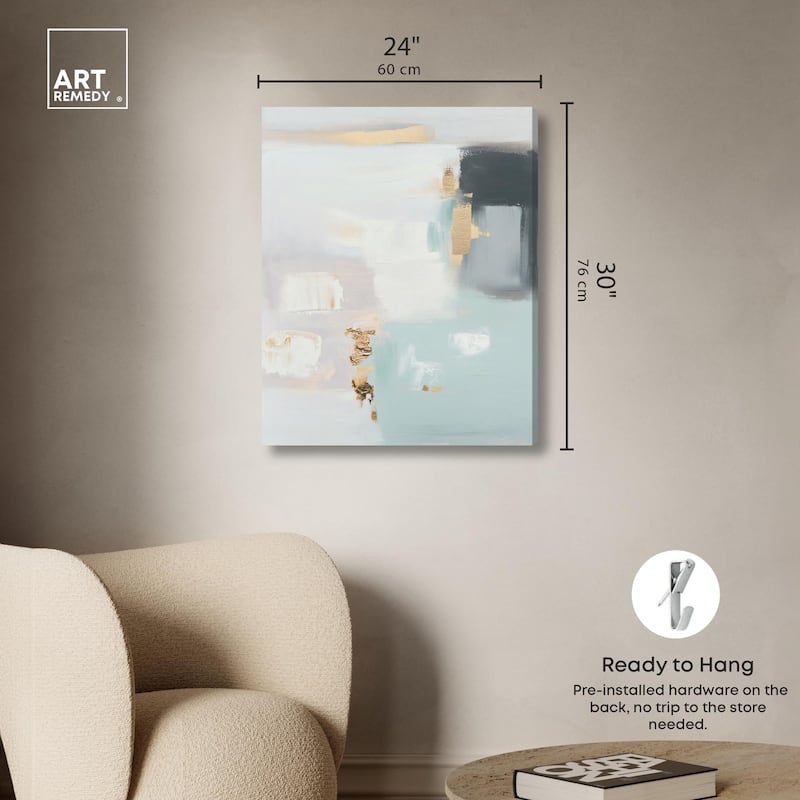 Misty Luxe I Canvas by Art Remedy, Gallery Wrapped