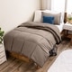 preview thumbnail 97 of 138, Bare Home Hypoallergenic Down Alternative Comforter Set Twin - Twin XL - Taupe