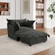 Option Single Armchair+Ottoman-Dark Grey