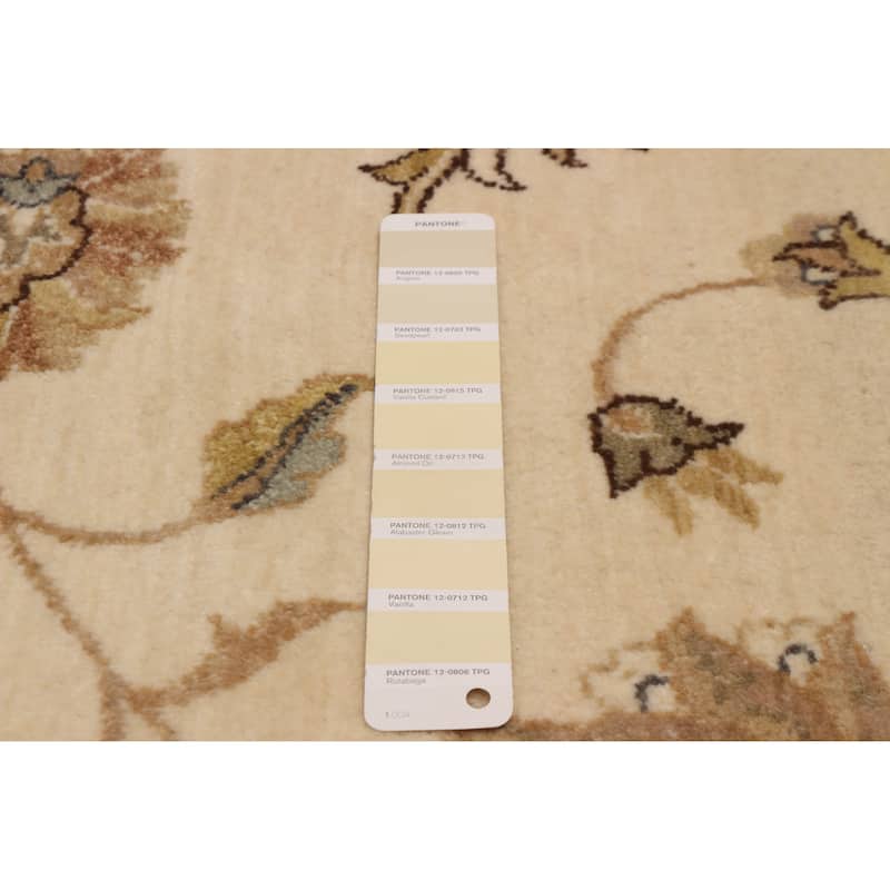 ECARPETGALLERY Hand-knotted Jamshidpour Cream Wool Rug - 5'6 x 8'0
