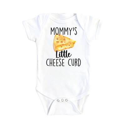 Cheese Head Mommy - Baby Boy Girl Clothes Infant Bodysuit Funny Cute Newborn