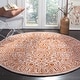 preview thumbnail 6 of 63, SAFAVIEH Handmade Glamour Sherita Modern Viscose Rug 6' Round - Grey/Rust - Round