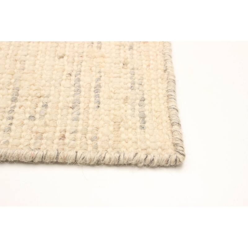 ECARPETGALLERY Braid weave Sienna Cream Wool Rug - 2'0 x 1'10