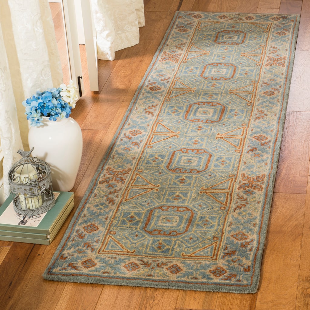 SAFAVIEH Handmade Heritage Resort Weave Traditional Oriental Wool Rug