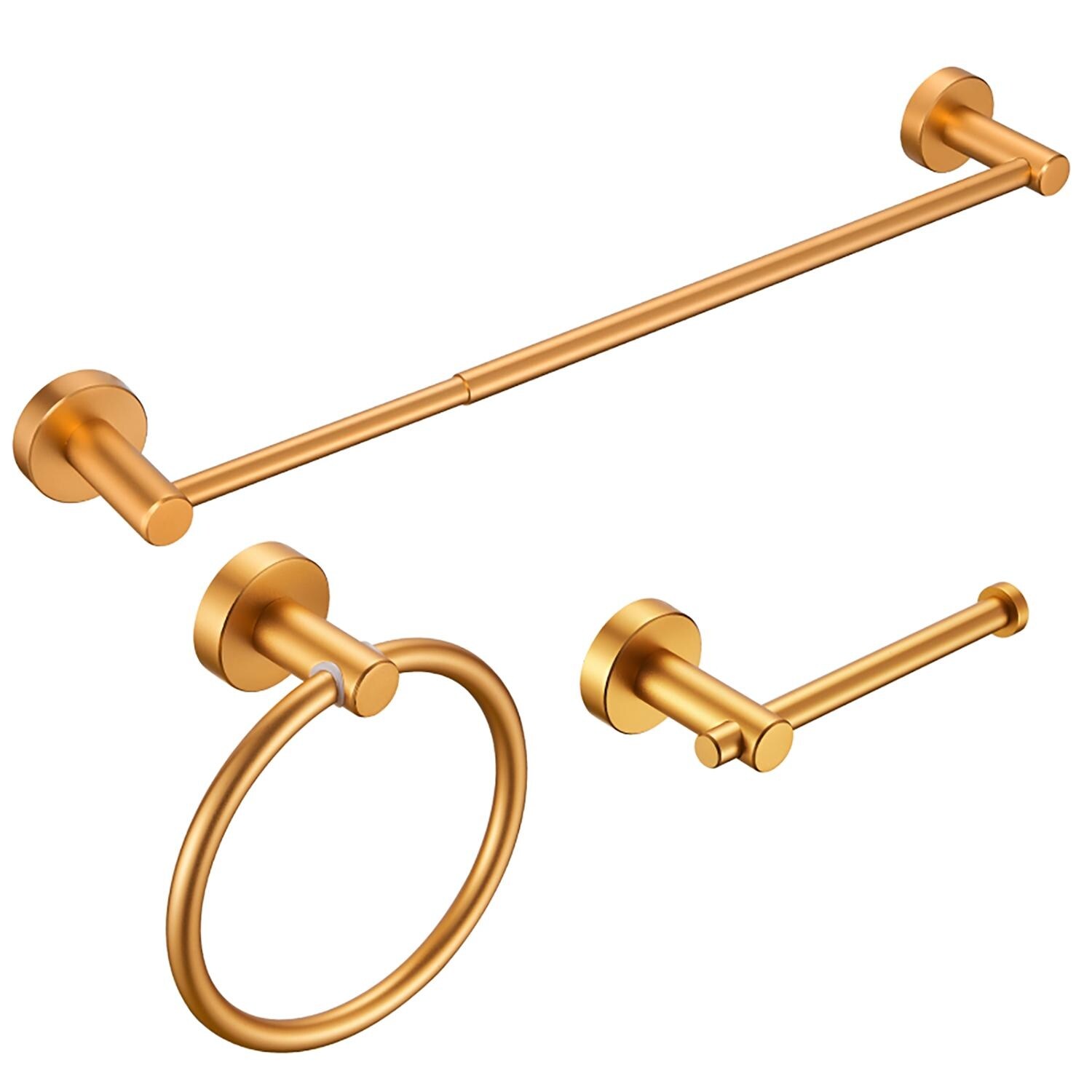 Gold towel deals bar sets