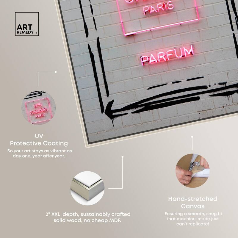 Parisian Perfume Canvas by Art Remedy