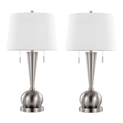 Jules 30.25" Metal Table Lamp with USB Port (Set of 2)