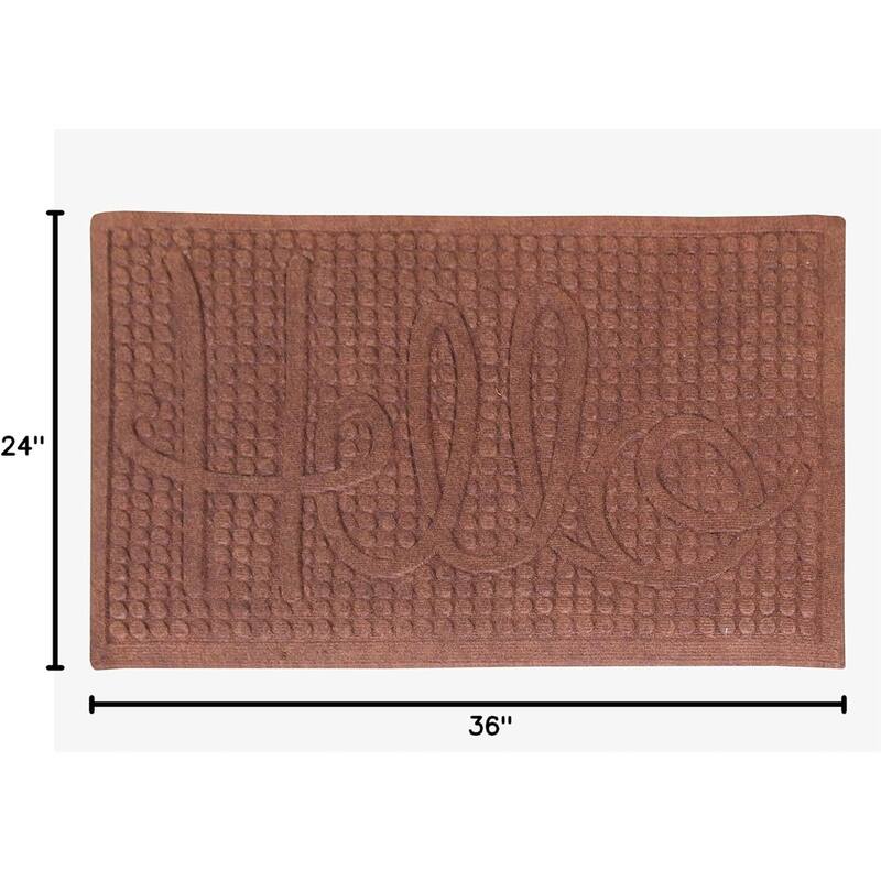 A1HC Water Retainer Indoor/Outdoor 24"X36" Doormat