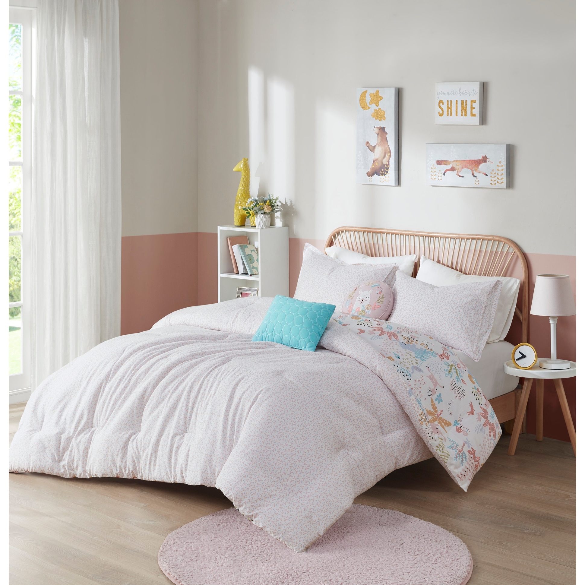 Kids woodland bedding top