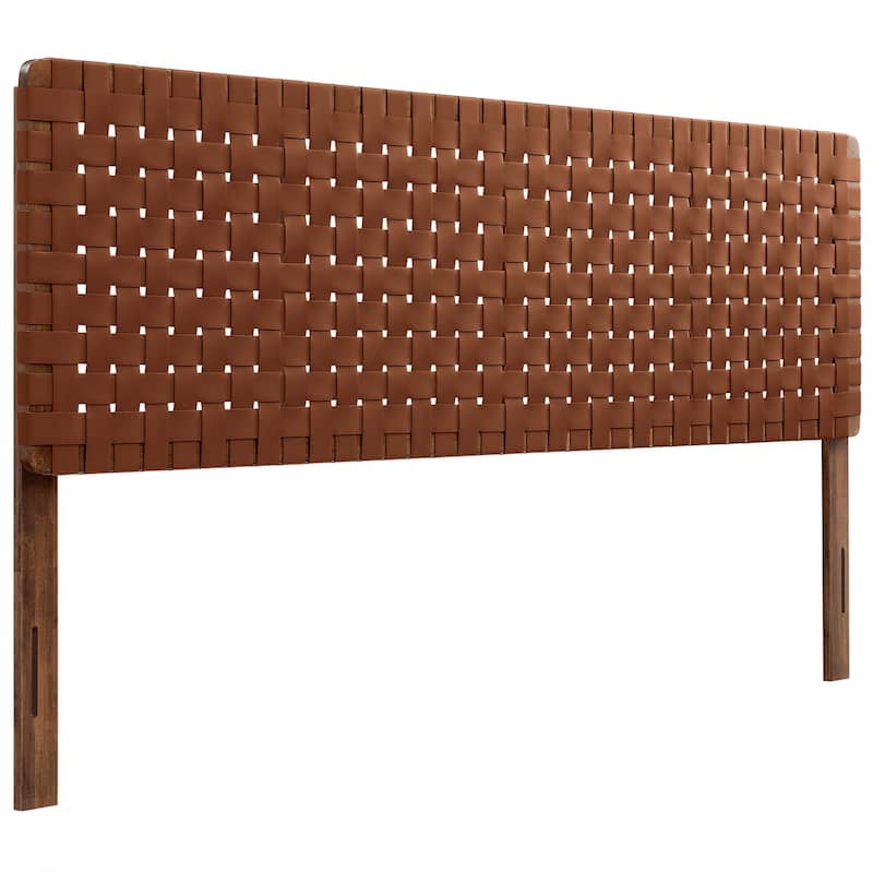 Sparta Twin/Full/Queen/King Vegan Leather Weave Headboard