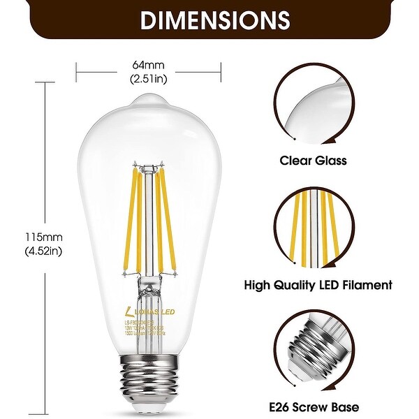 150 watt led edison bulb hotsell