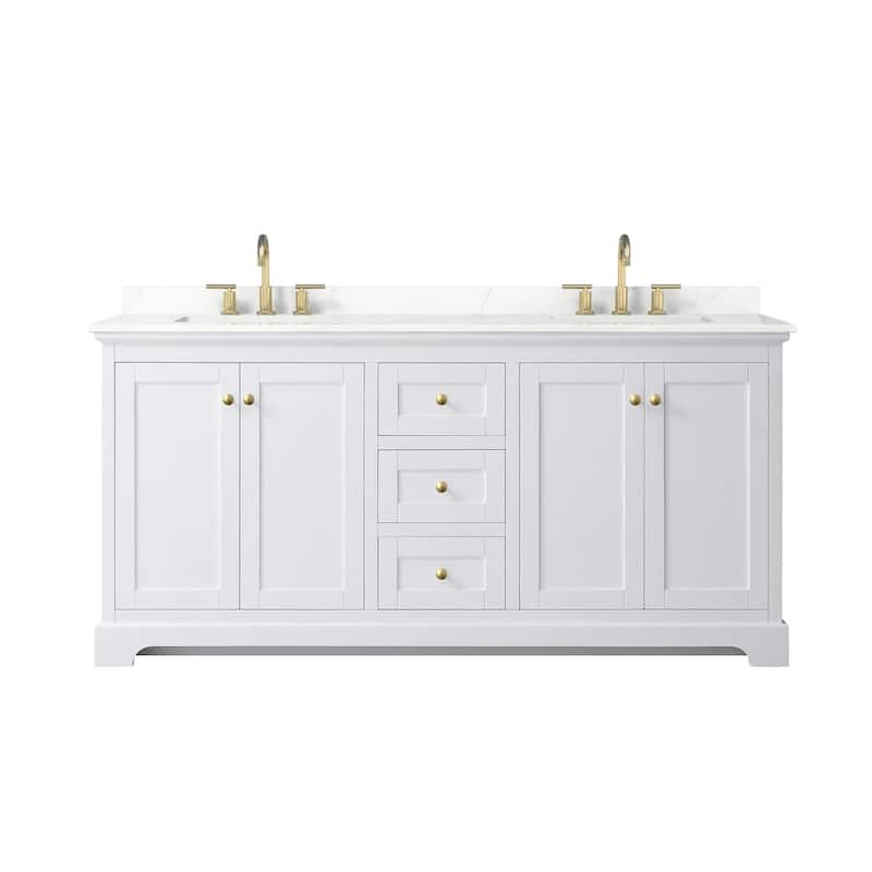Wyndham Collection WCV232372D-QTZ-US3MXX Avery 72" Free Standing