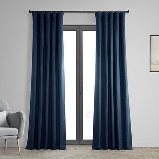Exclusive Fabrics Cotton Blackout Curtain Panel