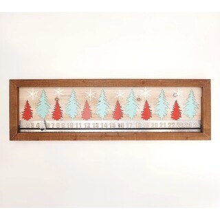 Wooden Countdown to Christmas Lit Advent Calendar Bed Bath Beyond
