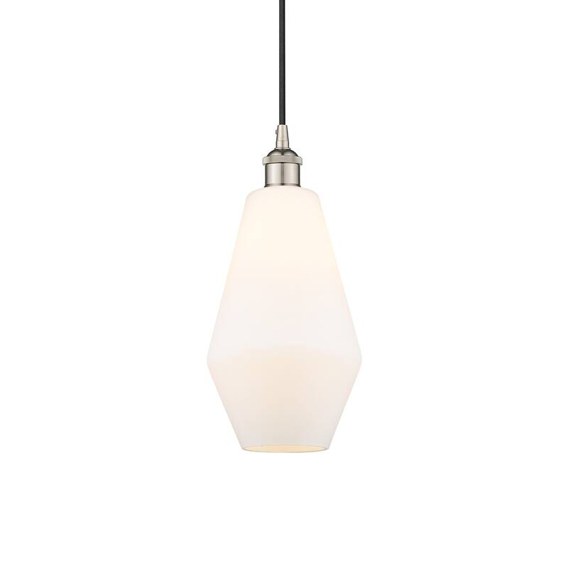 Innovations Lighting 616-1P-15-7 Cindyrella Pendant Cindyrella 7" Wide - Polished Nickel / Cased Matte White