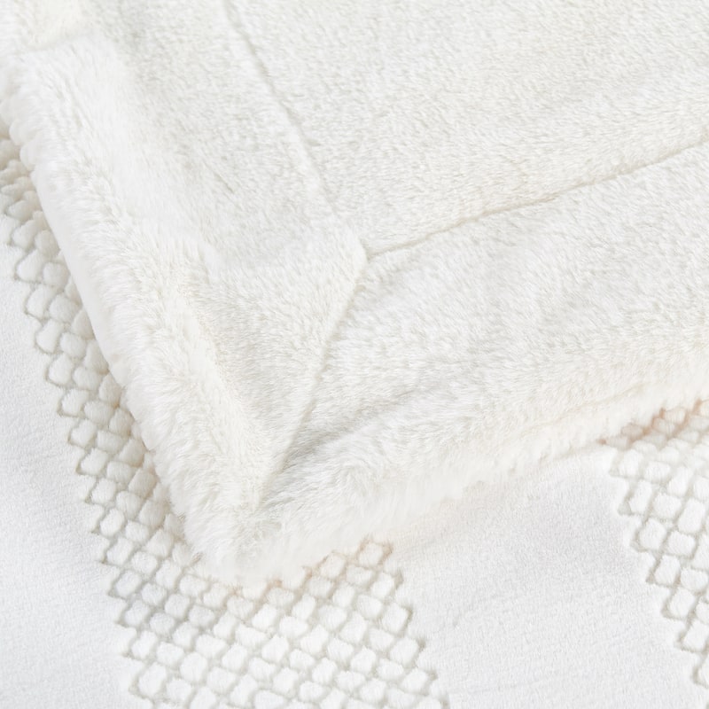 Home Soft Things SnowRabbit FauxFur Throw