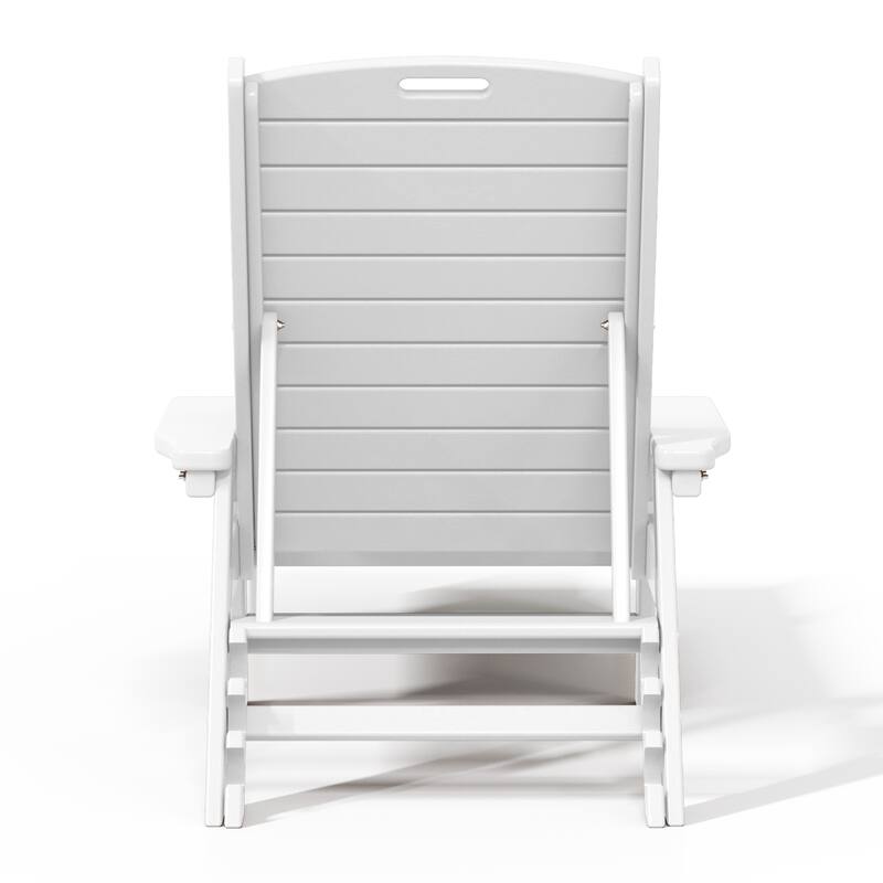 Laguna Hdpe All Weather Outdoor Patio Pool Reclining Chaise Lounge