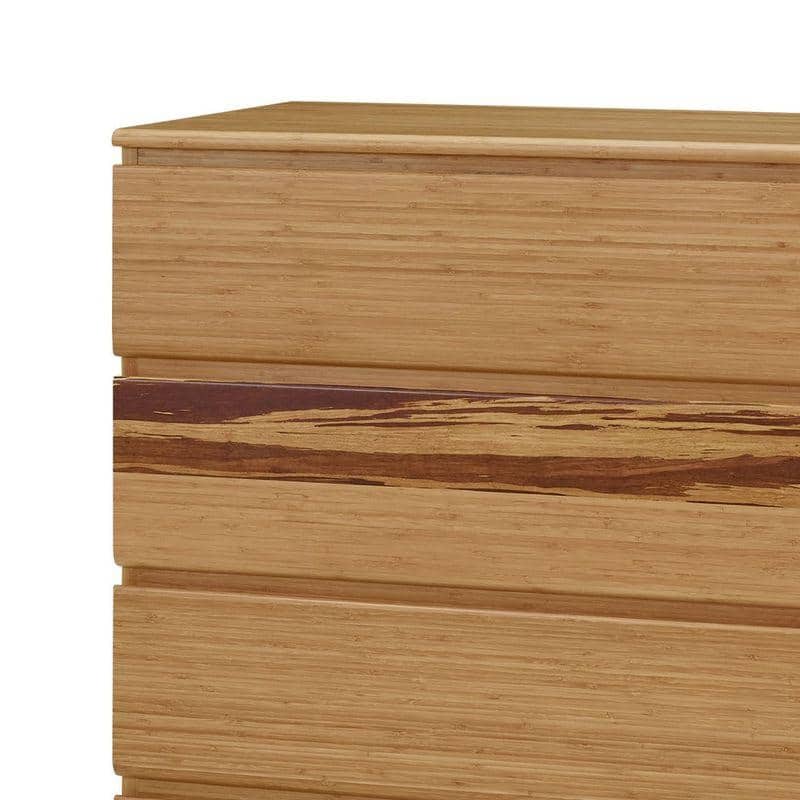 Sarah Five Drawer High Chest, Golden