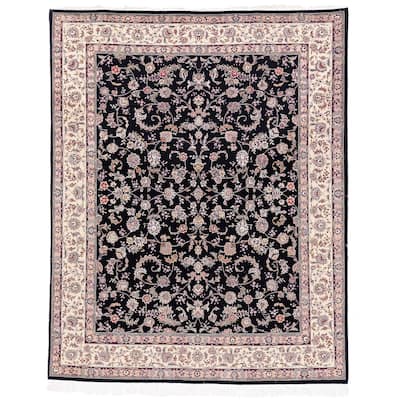 SAFAVIEH Couture Hand-knotted Tabriz Floral Venerka Traditional Oriental Wool