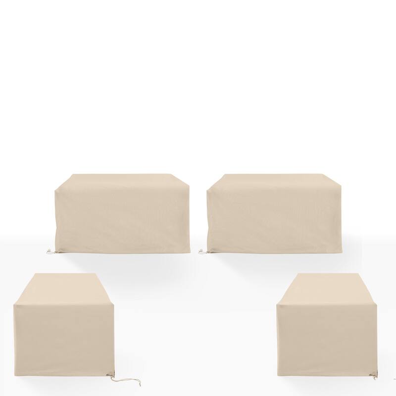 Crosley 4Pc Outdoor Sectional Furniture Cover Set