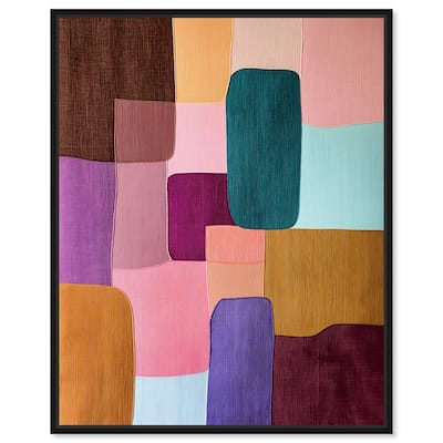 Color Block Cadence II Canvas by Art Remedy