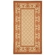 preview thumbnail 28 of 125, SAFAVIEH Courtyard Sheila Indoor/ Outdoor Waterproof Patio Backyard Rug 2' x 3'7" - Natural/Terra