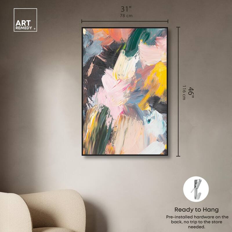 Chromatic Surge II Canvas by Art Remedy