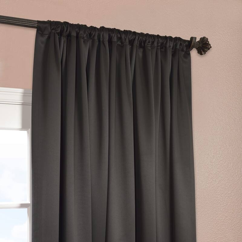 Exclusive Fabrics Extra Wide Room Darkening Curtain (1 Panel)