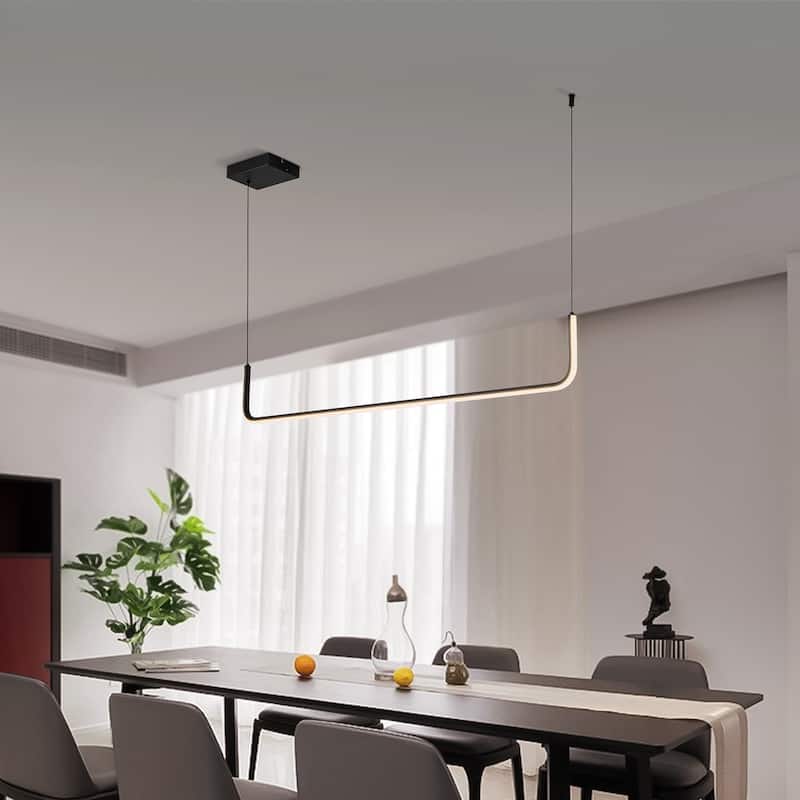 LED Linear Chandelier Kitchen Chandelier Modern Chandeliers