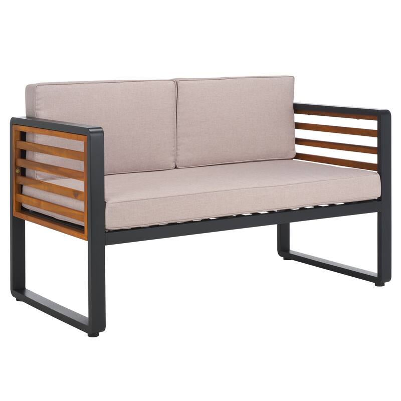 SAFAVIEH Outdoor Living Vesta 4-Piece Living Set - 48"W x 26"D x 26"H