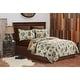 preview thumbnail 3 of 7, Rustic Pinecone Quilt Set - Reversible and Machine Washable