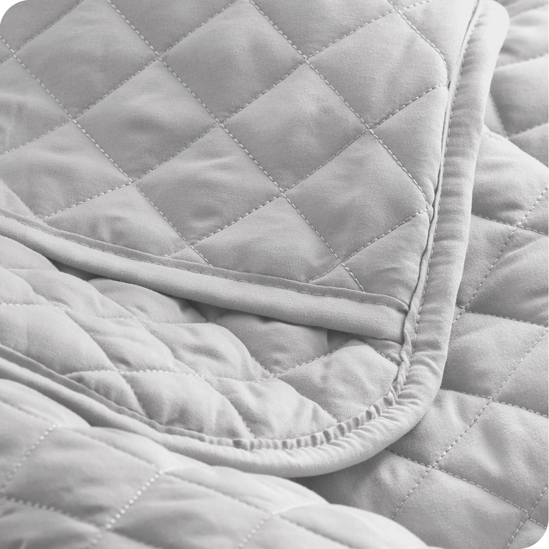 Bare Home Diamond Stitched Lightweight Microfiber Coverlet Set