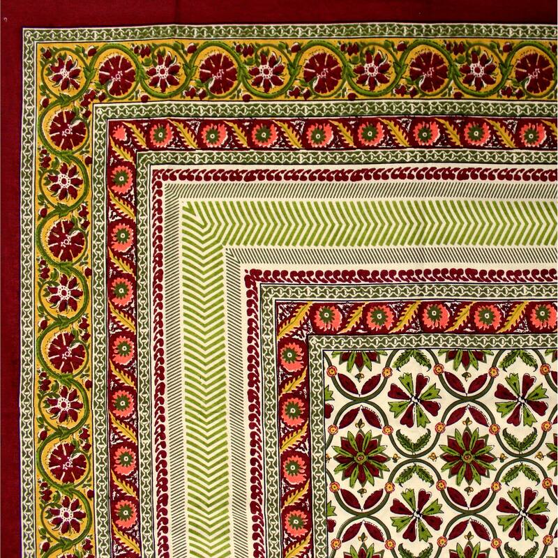 Cotton Angelic Sunflower Print Floral Tablecloth Rectangle Collection