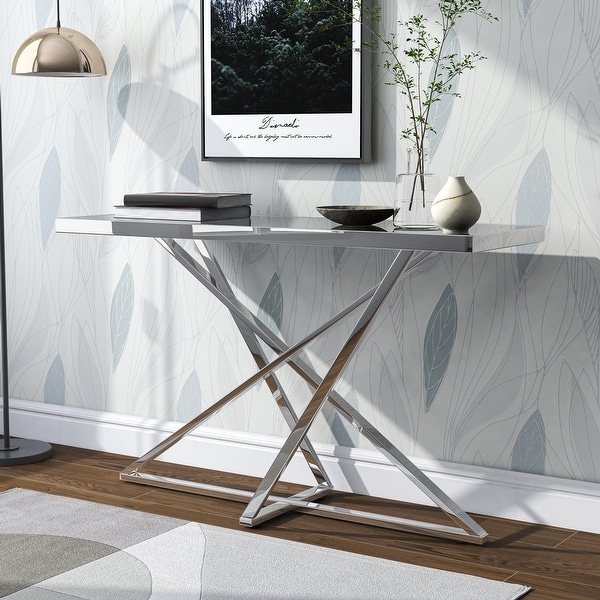 Sofa table chrome discount