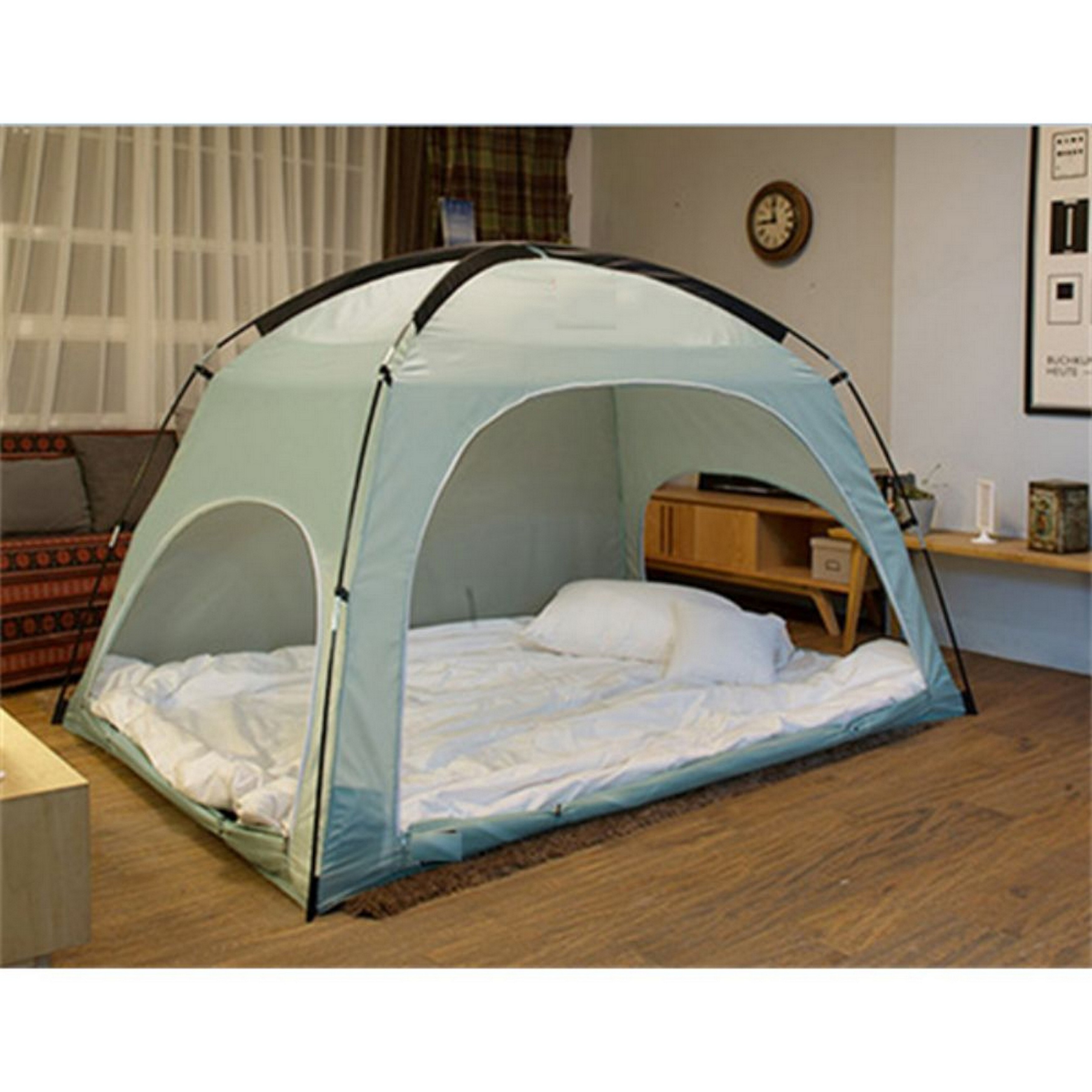 Indoors tent shop