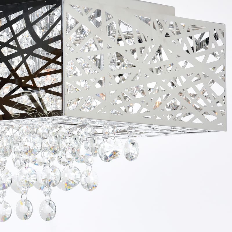 Eternity 9 Light Chandelier With Chrome Finish