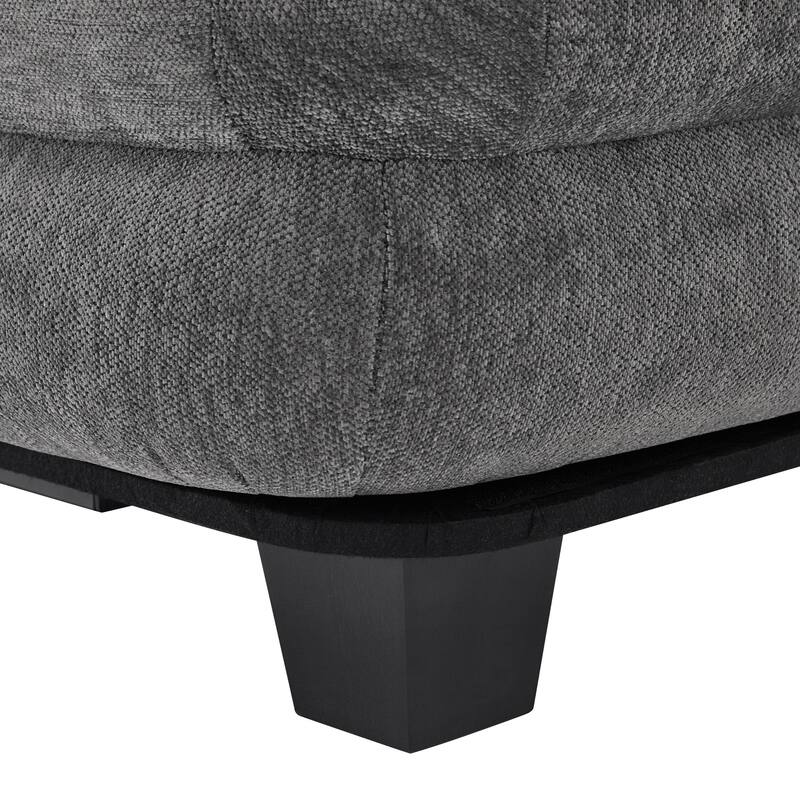 Christopher Knight Home - Isabelle Oversized Chaise for Deep Lounging and Modern Comfort