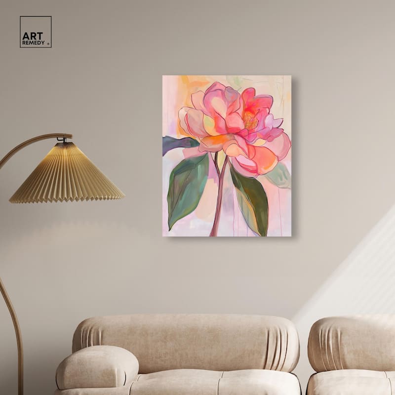 Softly Unfurling I Canvas by Art Remedy, Gallery Wrapped
