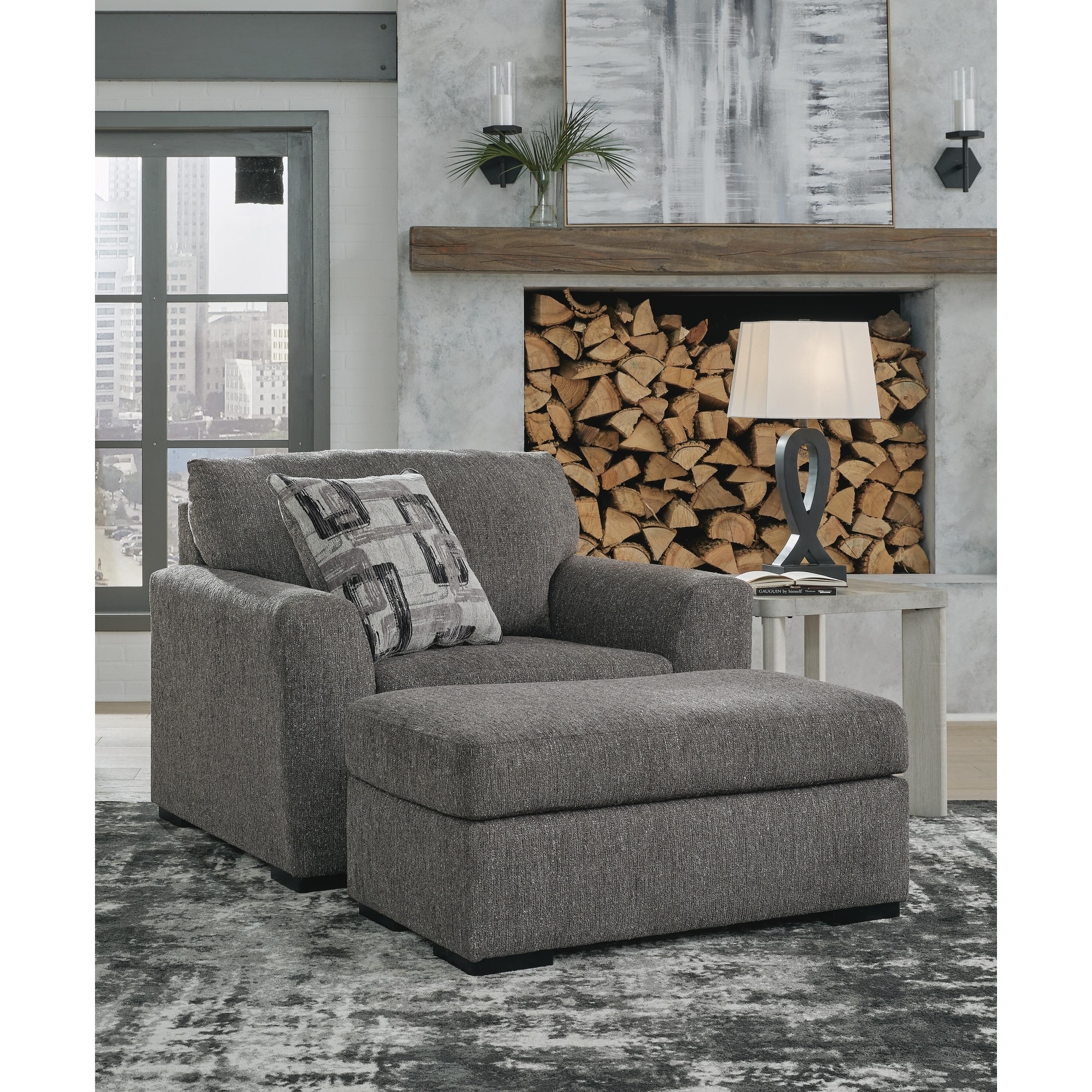Signature Design by Ashley Gardiner Gray 2-Piece Upholstery Package - 51" W x 41" D x 40" H