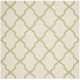 preview thumbnail 179 of 200, SAFAVIEH Handmade Cambridge Luisa Moroccan Trellis Wool Rug 6' Square - Ivory/Light Green - Square