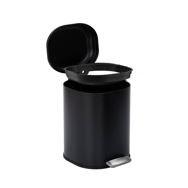 8 Gallon / 30L Step Stainless Steel Trash Can, Ideal for Bathroom, Kitchen, Office, and Bedroom