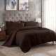 preview thumbnail 88 of 89, Superior Egyptian Cotton 300 Thread Count Solid Duvet Cover Set Mocha - California King