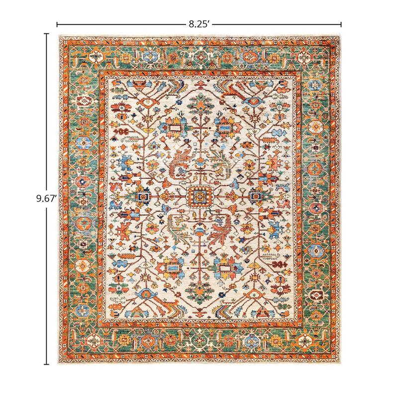 Serapi, One-of-a-Kind Hand-Knotted Area Rug - 8' 3" x 9' 8"