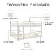 preview thumbnail 15 of 19, Avenue Greene Nola Full over Full Wood Bunk Bed