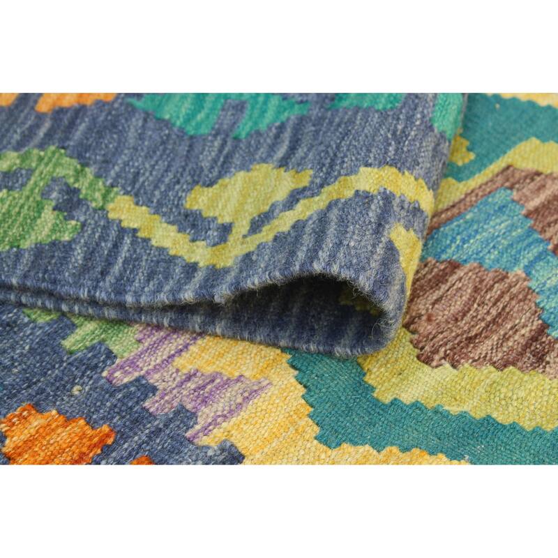 Flatweave Lucca Drk. Grey/Gold Rug - 6'6" x 9'10"