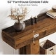 preview thumbnail 35 of 47, Farmhouse 2-Tier Entryway Table for Living Room, Hallway, Foyer