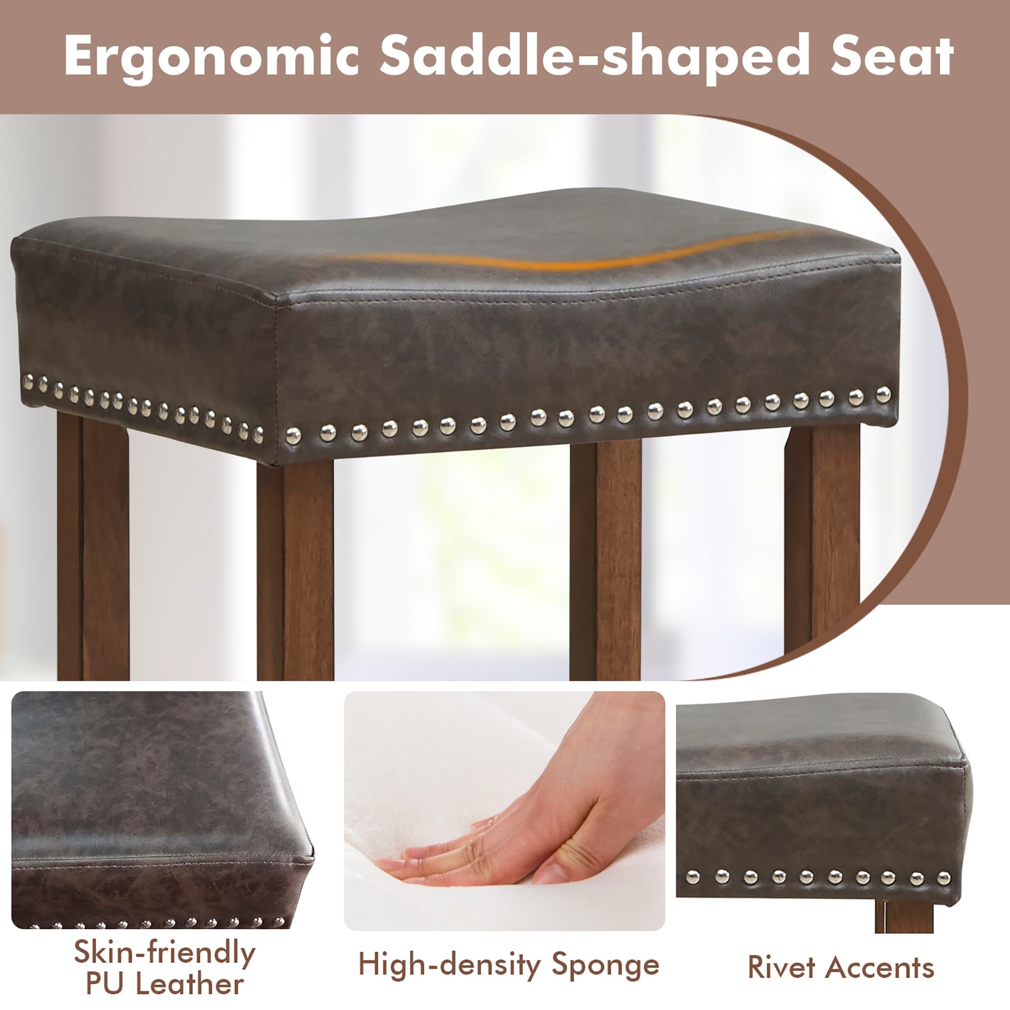 Vanity stool hot sale 24 inches high